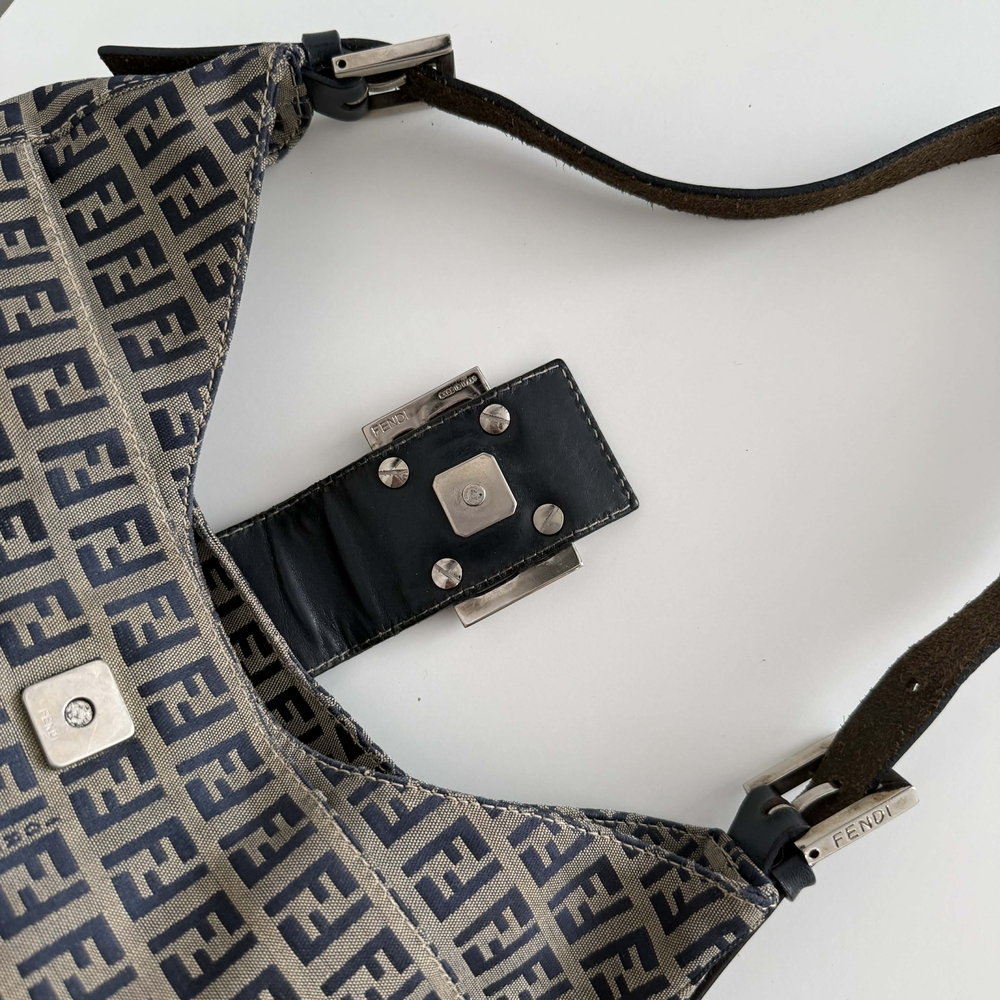 SOLD!! Fendi vintage Zucchino shoulder bag - Picture 6 of 16